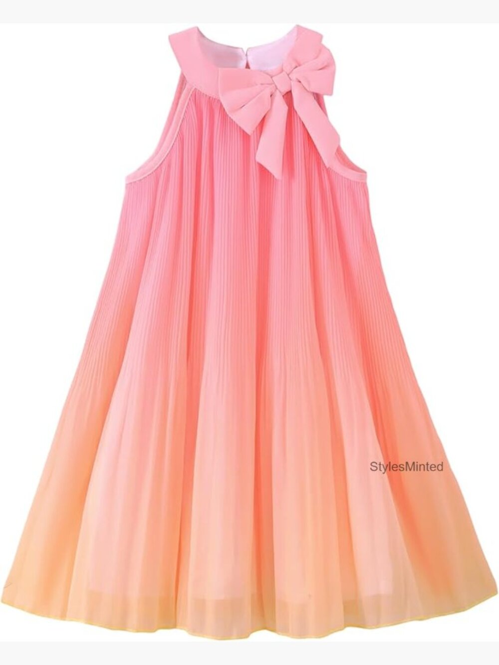 Toddler Girl Tulle Dress Halter Neck A-Line Sundress Princess Outfit